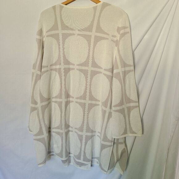 MarlaWynne Geometric Topper Cardigan sz L‎ - Picture 2 of 4